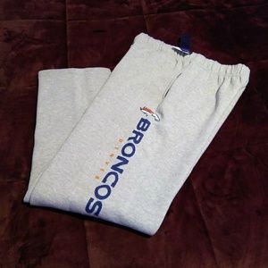 New w/tags Men's Denver broncos sweat pants.